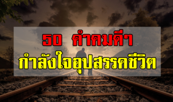 50 คำคมดีๆ ไว้เป็นกำลังใจชีวิตเวลาเหนื่อยล้า อ่านแล้วดีต่อใจ