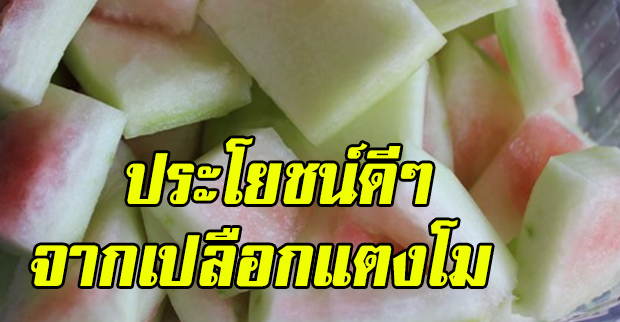 ประโยชน์ดีๆ จากเปลือกแตงโม ที่ไม่ควรทิ้งเด็ดขาด