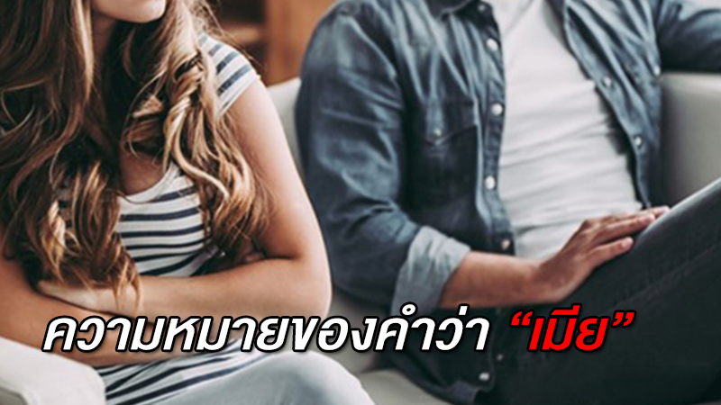 นี่แหละจริง! ความหมายของคำว่า ''เมีย''
