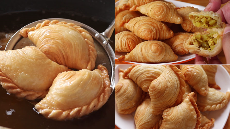 เคล็ดลับทำ ''กระหรี่ปั๊บไส้ไก่'' กรอบอร่อยมาก ไส้แน่นเต็มคำ!!